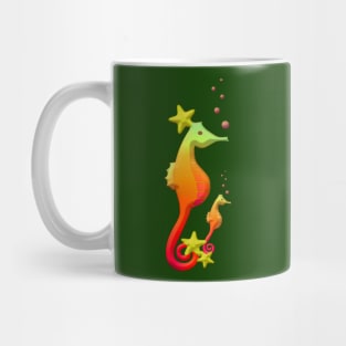 Colorful Sea Horse Mug